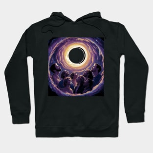 Art Solar Eclipse 2024 Totality April 8 Men Hoodie